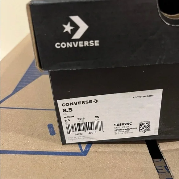 Converse Chuck Taylor All Star Women's Glitter Lift Sneakers - Picture 5 of 5